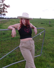Load image into Gallery viewer, The Crop Tank - Black/Red