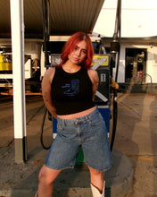 Load image into Gallery viewer, The Crop Tank - Black/Blue