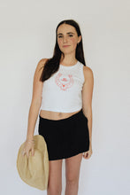 Load image into Gallery viewer, The Crop Tank - White/Red