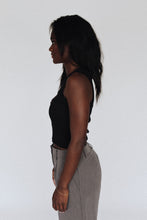Load image into Gallery viewer, The Crop Tank - Black/Red