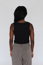 Load image into Gallery viewer, The Crop Tank - Black/Red