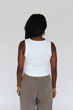 Load image into Gallery viewer, The Crop Tank - White/Blue
