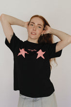 Load image into Gallery viewer, The Girlfriend Tee - Coal/Pink
