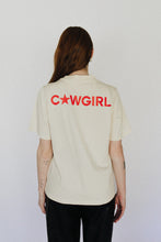 Load image into Gallery viewer, The Girlfriend Tee - Ecru/Red