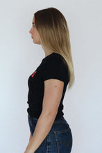 Load image into Gallery viewer, The Baby Tee - Black/Red