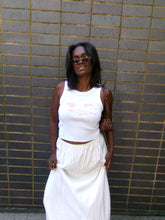 Load image into Gallery viewer, The Crop Tank - White/Pink
