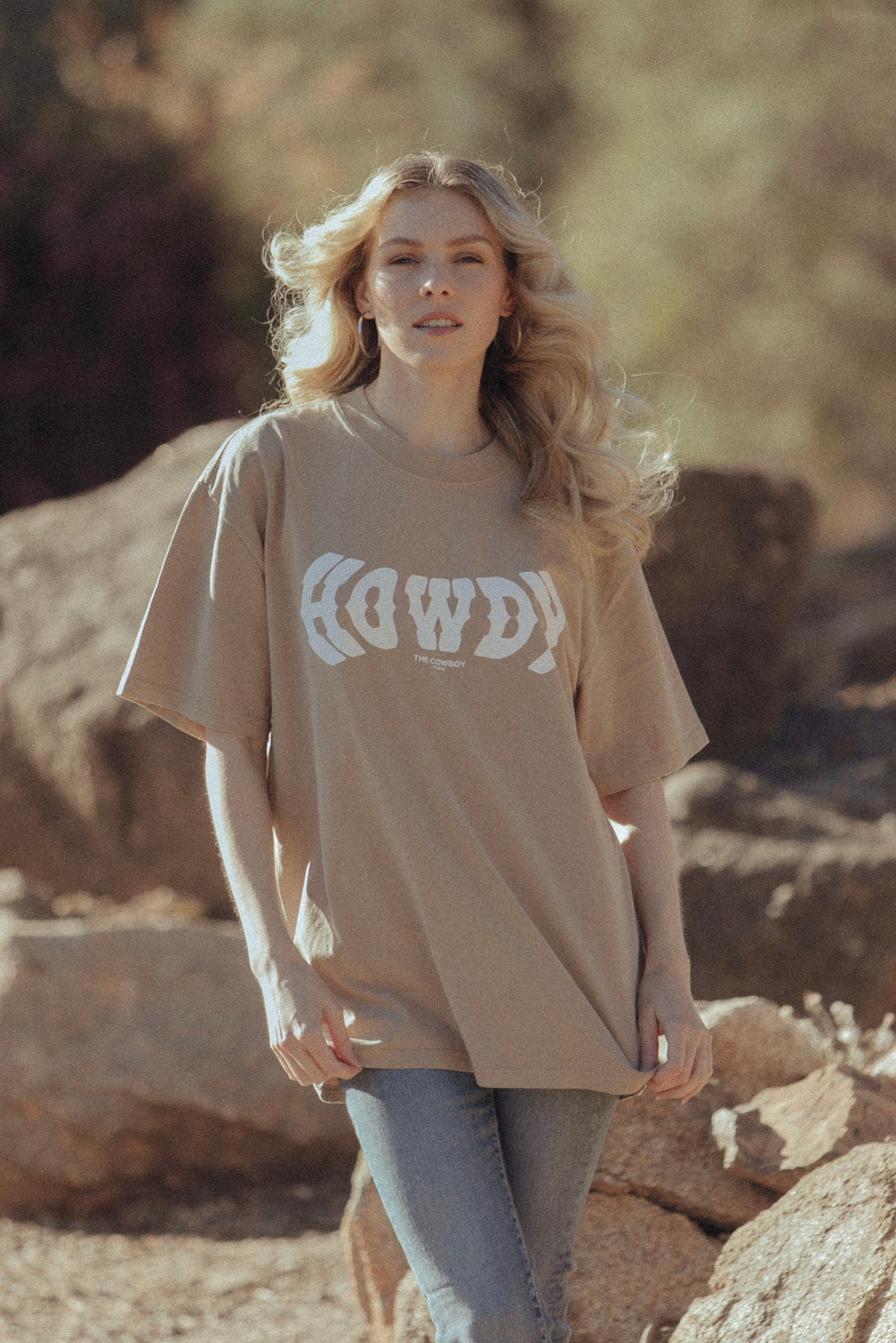 The Boyfriend Tee - Sand