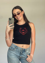Load image into Gallery viewer, The Crop Tank - Black/Red
