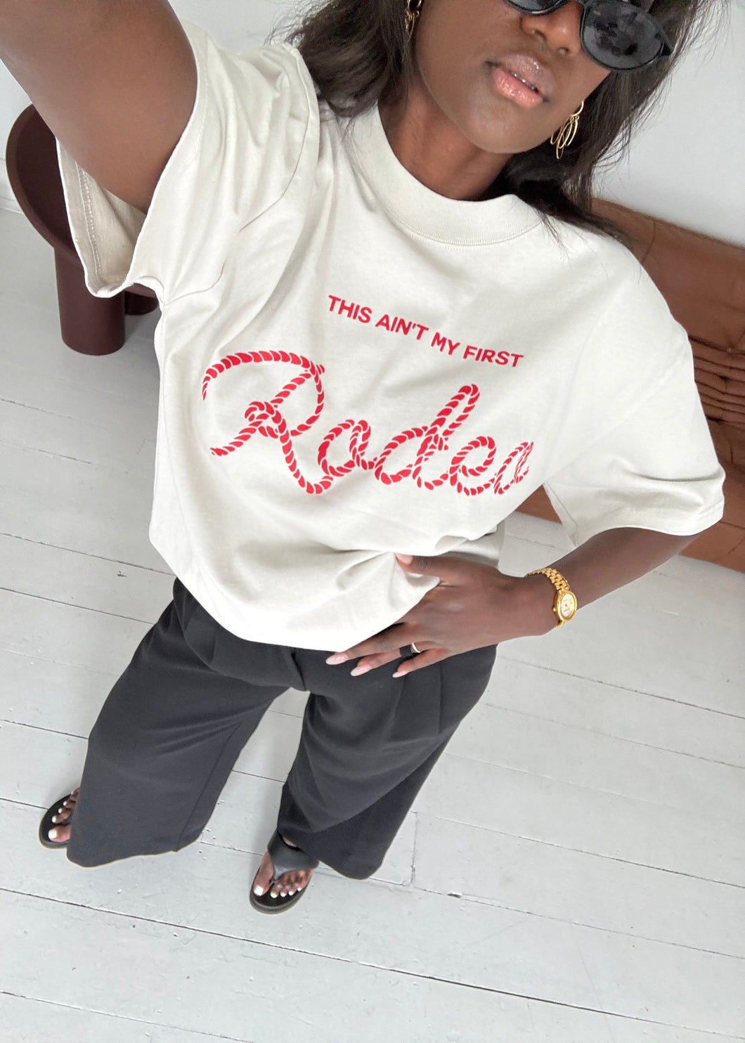 The Boyfriend Tee - Bone