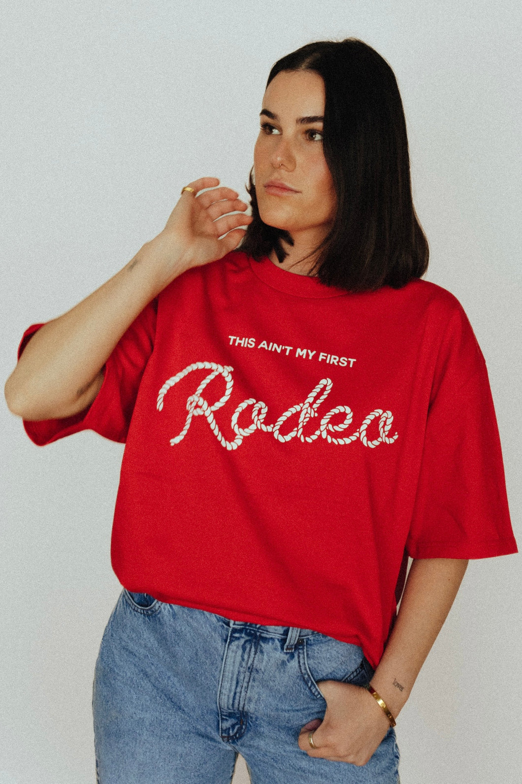 The Boyfriend Tee - Ruby