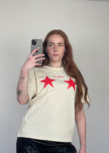 Load image into Gallery viewer, The Girlfriend Tee - Ecru/Red
