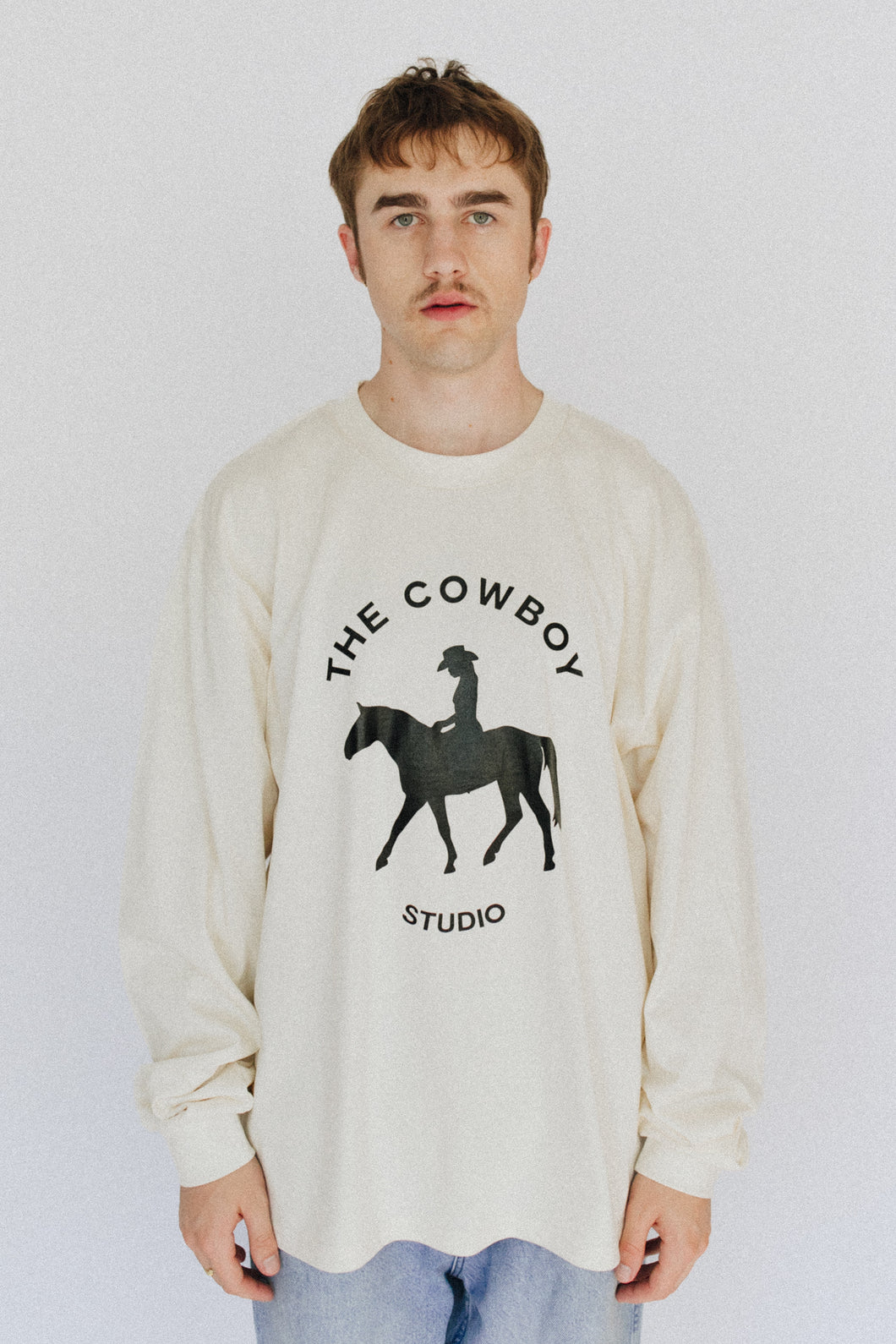 PRE-ORDER The Boyfriend Tee L/S - Ecru
